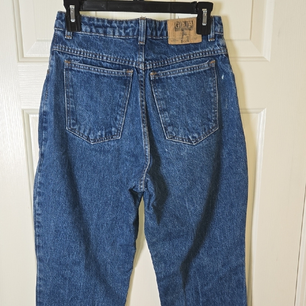 GAP Vintage 80's High Rise Blue Jeans Classic OLD SCHOOL MOM JEANS R BACK 11-12 - Picture 13 of 17